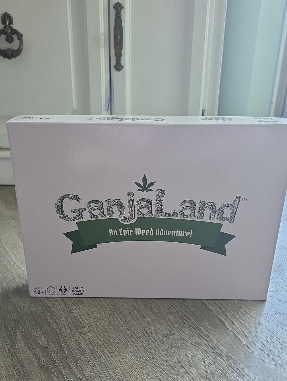 GanjaLand Board Game - Light Pink & Green Box